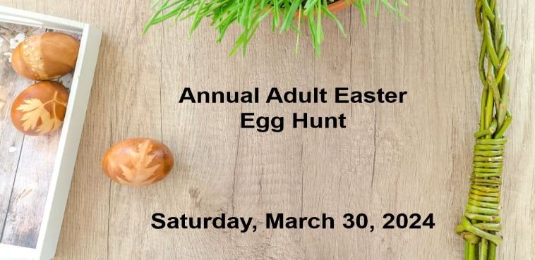 annual adult easter egg hunt 2024